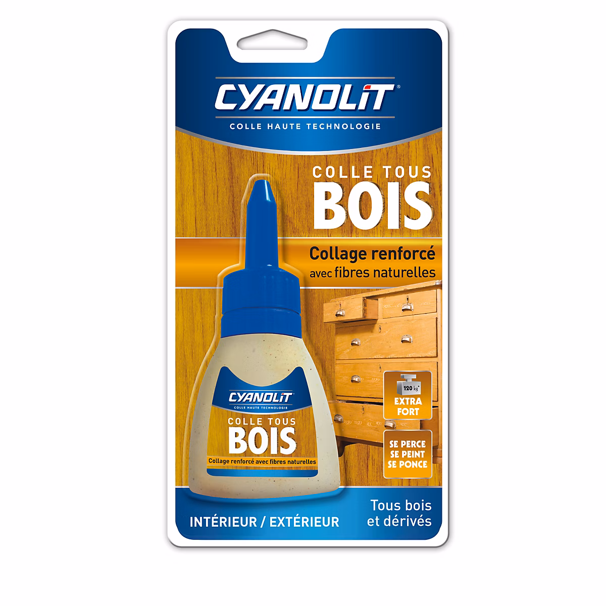 Colle et adhésif – Colle à bois Cyanolit rapide – blister 54 g