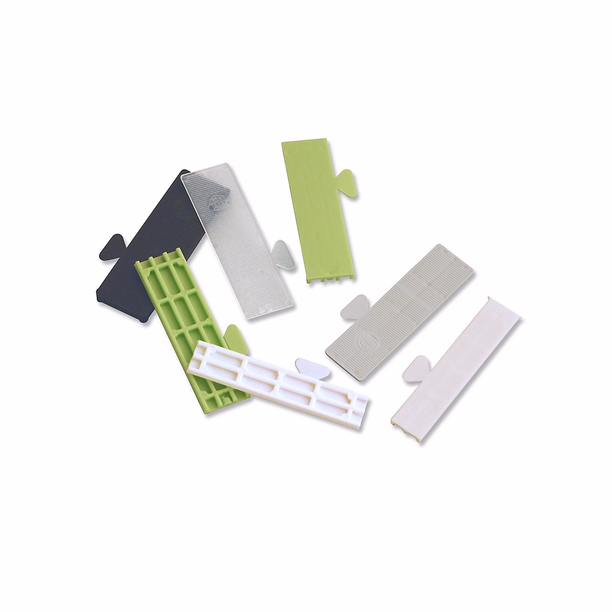 Cale vitrage transparent 30 × 80 mm ép. 1 mm pack 1000 pièces