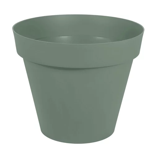 Jardin utile:Pot rond en polypropylène vert laurier Eda Toscane 170 L - Ø 79 x H 66 cm