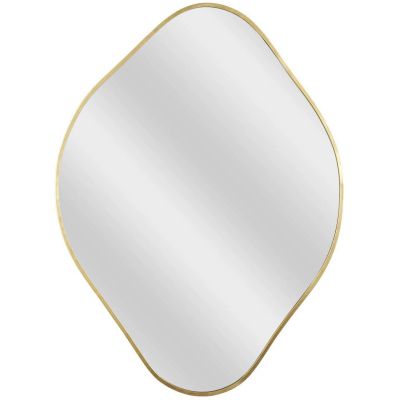 Miroir contour doré Losange Come