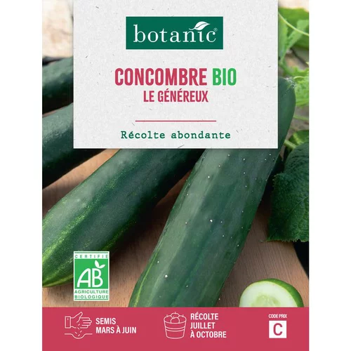 Style nature：Graines de concombre le généreux bio botanic® - graines à semer