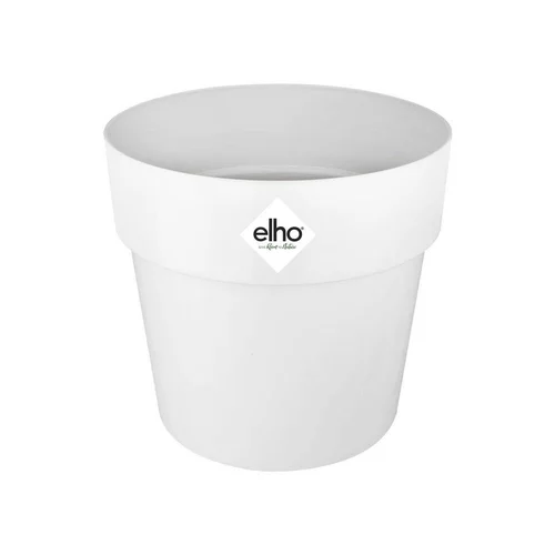 Pour mieux organiser votre jardin:Cache-pot en polypropylène Elho B.for original rond blanc - Ø 16 cm