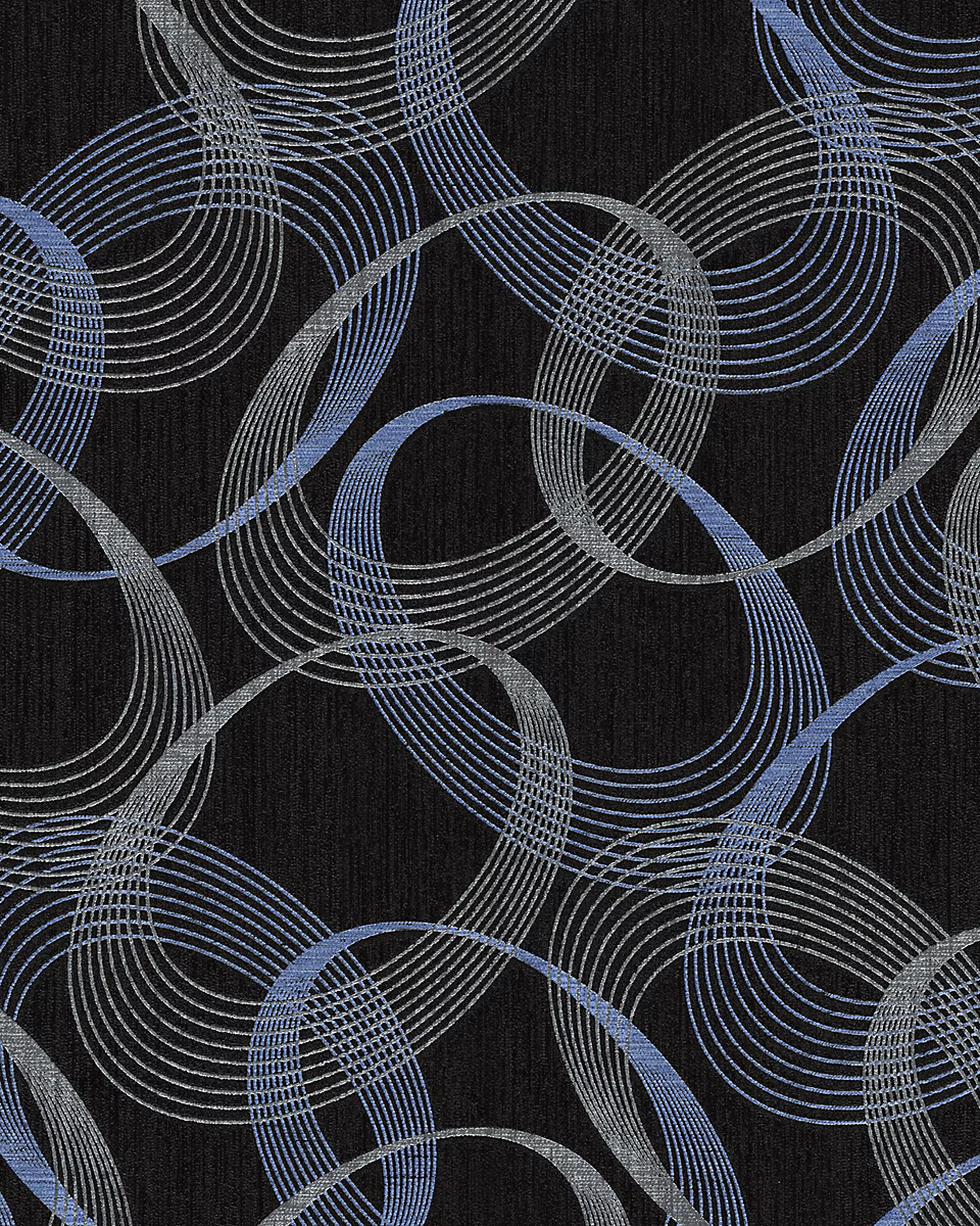 EDEM 85034BR36 Papier peint à motifs graphiques légèrement texturé accents métalliques 5 – 33 m2