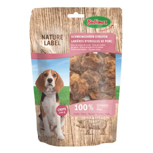 Extérieur qualité:Chips d’oreille de porc Bubimex 200 g