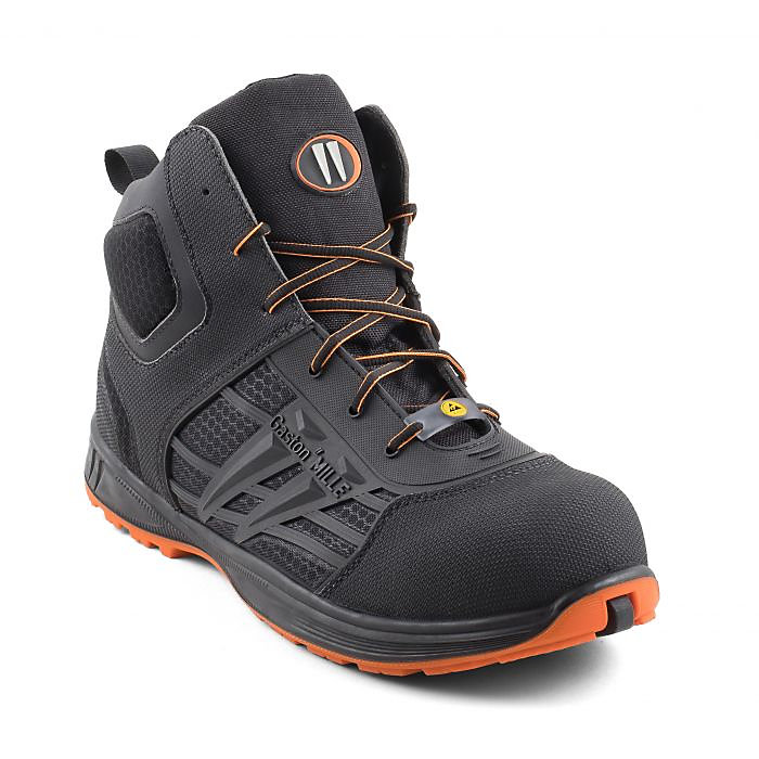 Chaussures de sécurité et chaussettes – Chaussure haute de sécurité Neptune S3 Gaston MILLE NEHN342 taille 42