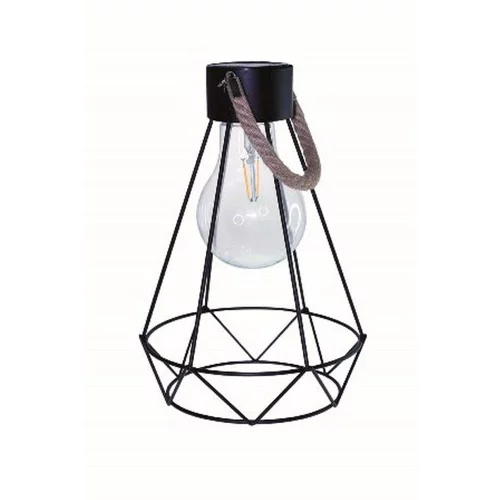 Extérieur adapté：Lanterne solaire métal noir Maxi Britt à LED blanc chaud H 30 cm