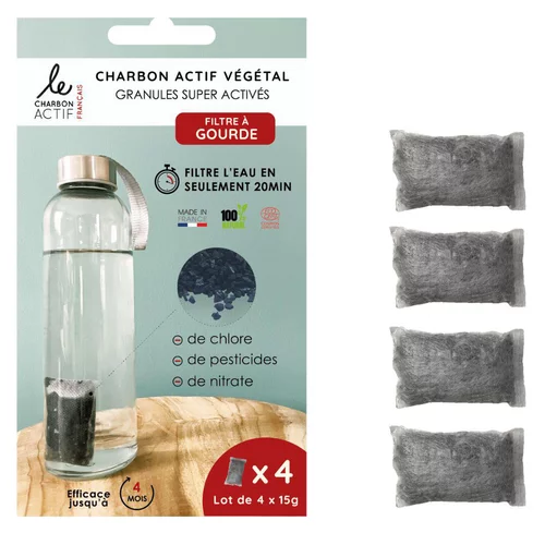 Le pratique pour l’extérieur:Filtres à gourde - lot de 4