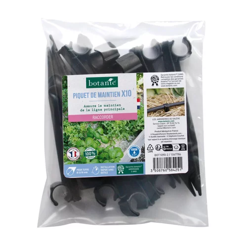 Sélection maison：5 piquets de maintien pour tuyau Ø 13/16 mm botanic® - Arrosage goutte à goutte