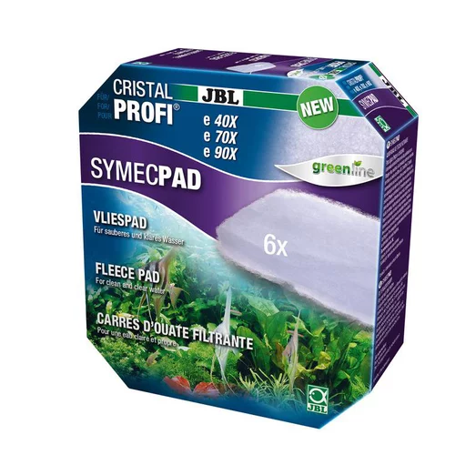 Bien pensé extérieur：Carré d'ouate symepad pour cristalprofi e4/7/901-2 blanc