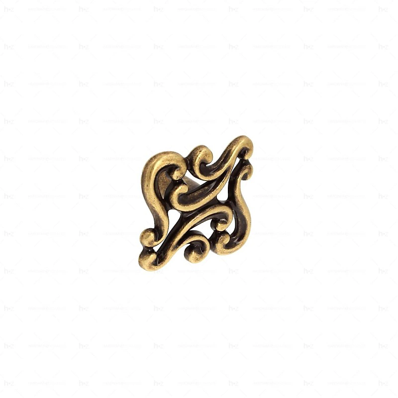 Boutons pour meubles en zamac Diamètre 38 × 23 Florence antique