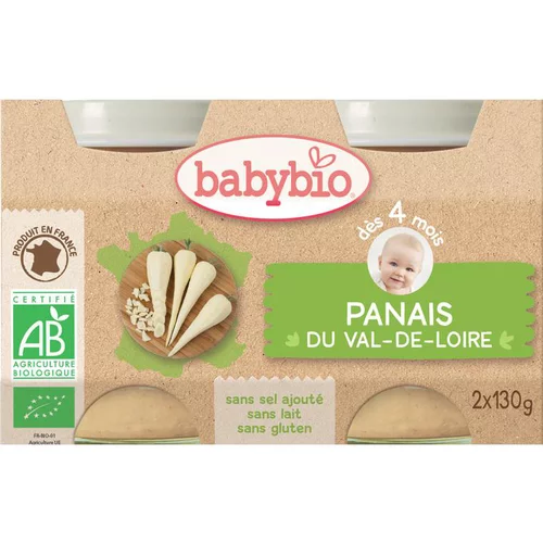 Idée nature：Petits pots de panais Babybio 2 x 130 g