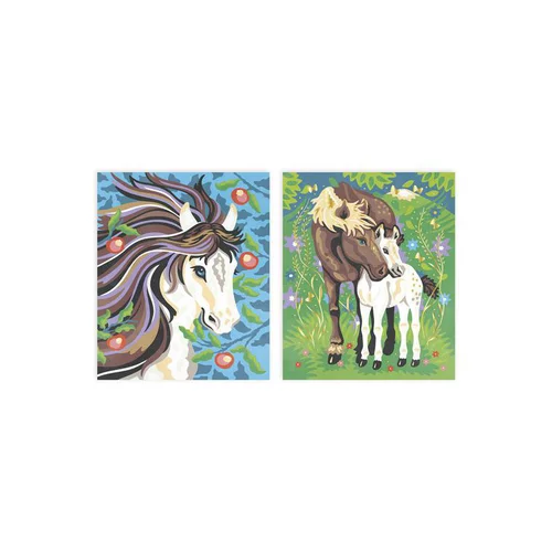 Univers extérieur：Peinture au numéro aquarelle TY Chevaux - dès 7 ans