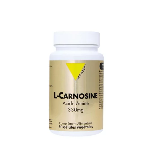Extérieur pratique:L-Carnosine en boite de 330 mg