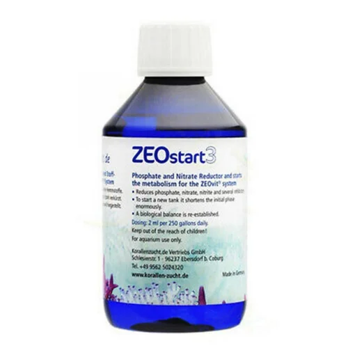 Utile jardin：Solution pour aquarium Zeostart 3, sans phosphate, KORALLEN-ZUCHT - 100ml