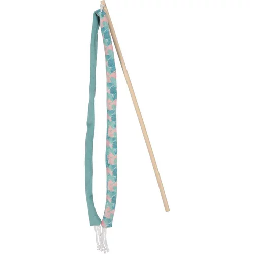 Pour mieux profiter de l’extérieur:Canne à pêche pour chat coloris bleu feuille Zolux ruban Ethi'cat - 2,3 x 2,4 x 45 cm