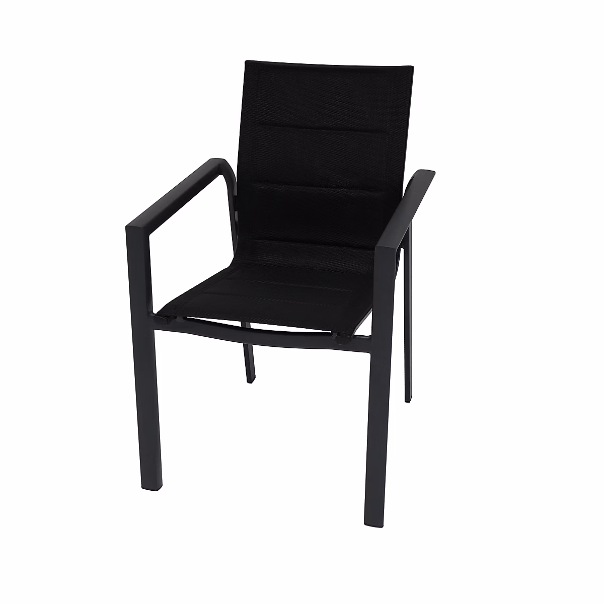 Fauteuil de jardin empilable Izza aluminium gris H.87 cm – Réf. CWPLUDDOB7645788867