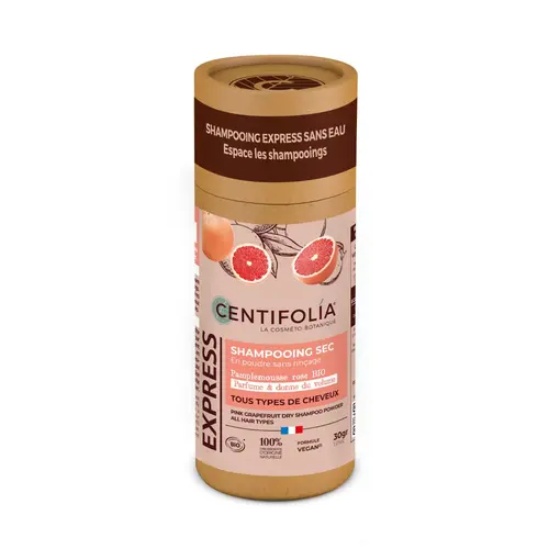 Pour vos envies d’extérieur:Shampooing sec en poudre pamplemousse rose Centifolia - 30 g