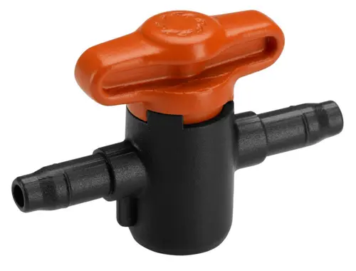 Jardin expert:Robinet d'arrêt 4, 6 mm Micro-Drip-System coloris multicolore Gardena - 13 mm / 20 m