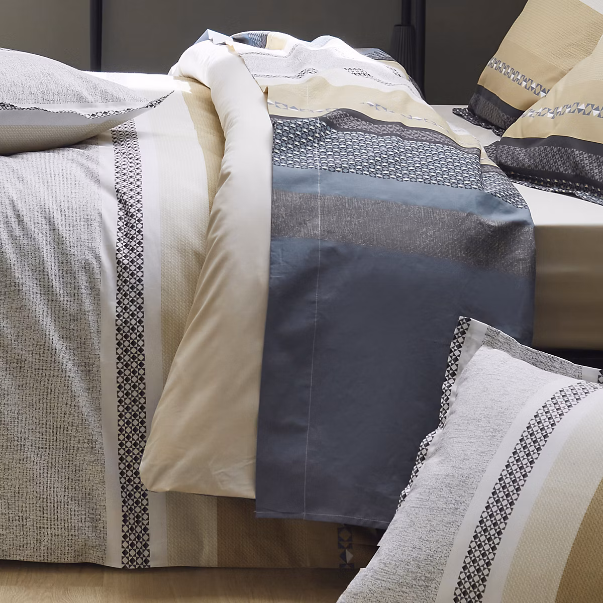 Drap plat Marlow (180 × 290 cm – Beige)