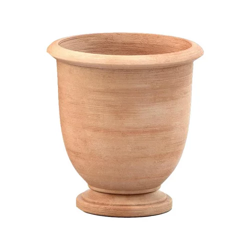 Extérieur déco:Coupe coloris terre claire Poterie Goicoechea Ederra - Ø 37 x H 39 cm