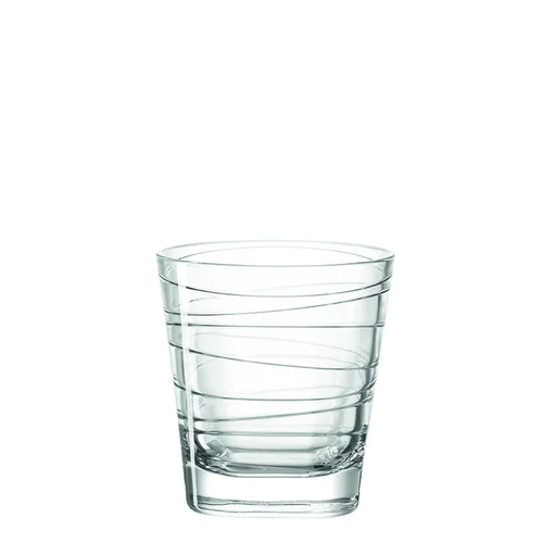 Adapté à vos extérieurs：Gobelet bas en verre transparent Leonardo Vario - 28 cl