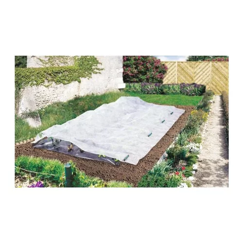 Jardin expert：Voile de croissance coloris blanc 2x10 m