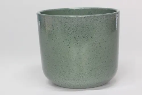 Jardin expert:Cache-pot La Belle Verte coloris vert - Ø 13 x 13 cm