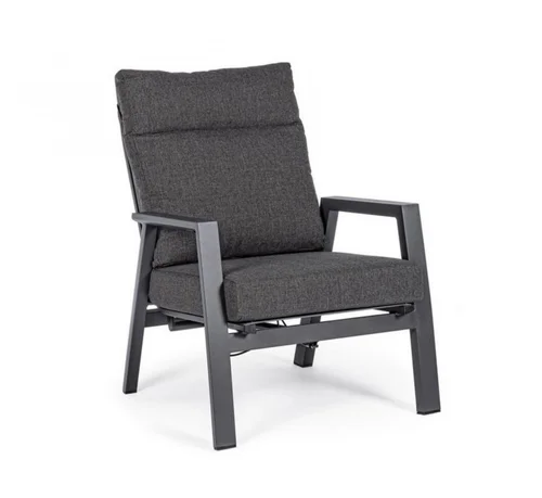 Jardin choix:Fauteuil inclinable KLEDI - Anthracite - BIZZOTTO