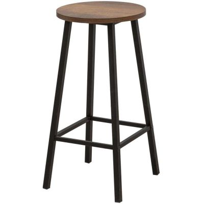 Tabouret de bar en aggloméré et métal Mola