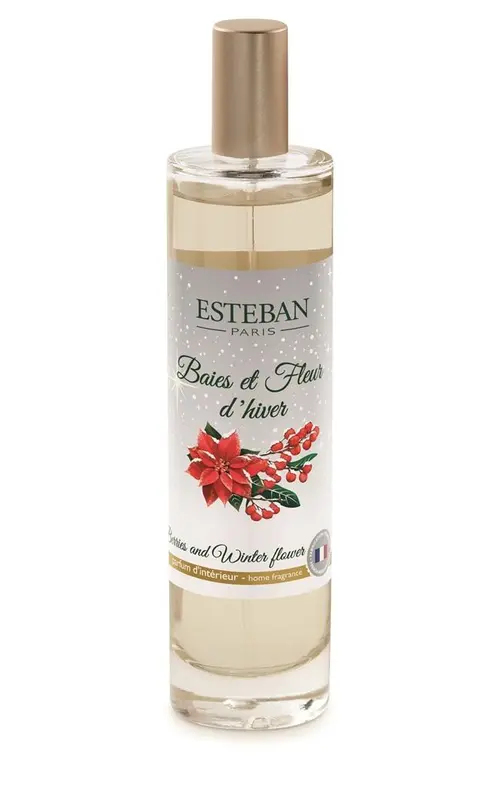 Jardin à embellir:Vaporisateur d’intérieur Esteban Baies et fleurs d’hiver - 75 ml