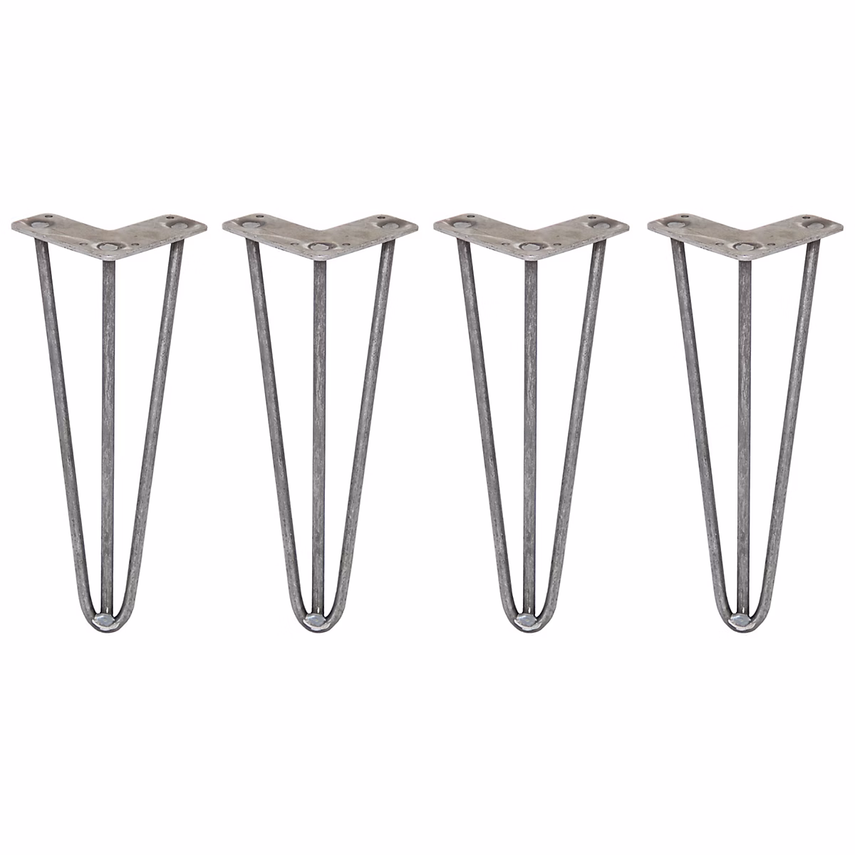 4 Pieds de Table en Epingle à Cheveux – 30, 5cm, 3 Tiges, 10mm