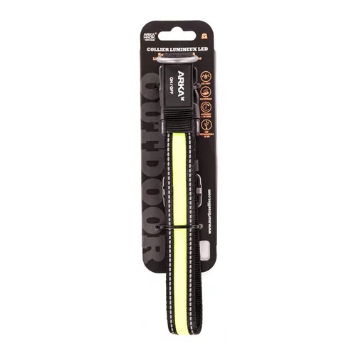 Jardin déco:Collier lumineux jaune 2,5x36/51 cm