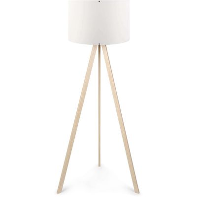 Lampadaire en MDF et PVC Floor (Chêne et blanc)