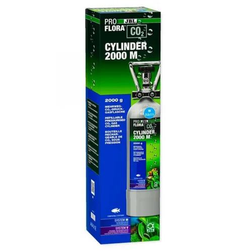 Votre allié à l’extérieur:Bouteille CO2 rechargeable 2kg - JBL ProFlora CO2 Cylinder 2000 M