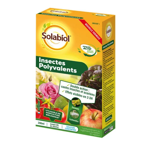 Le bon choix pour le jardin:Insecticide naturel polyvalent Solabiol - 200 ml