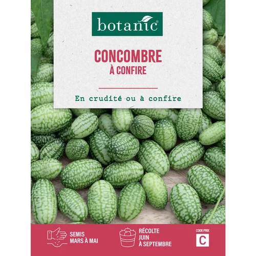 Pour mieux organiser votre jardin:Graines de concombre à confire botanic® - graines à semer
