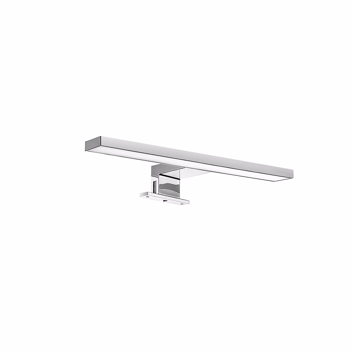 Emuca Spot LED pour miroir de salle de bain Virgo (AC 230V 50Hz) – 6 W, Chromé, Plastique
