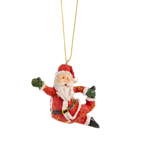 Pour faciliter le quotidien au jardin:Père Noël Polyester Suspension