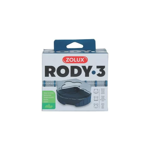 Extérieur utile：Maison de toilette pour les rongeurs en plastique coloris bleu Zolux Rody3 – 10,5 x 14,3 x 7 cm