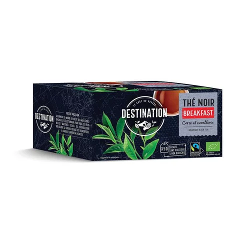 Jardin & confort：Thé Noir Breakfast Equitable en boîte Destination Sri Lanka - 100 g