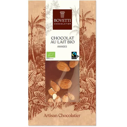 Loisirs au jardin:Chocolat au lait bio aux amandes - 100 g