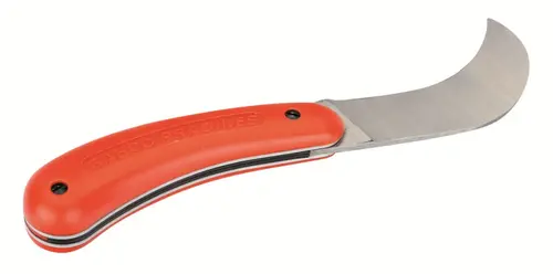 Confort dehors：Serpette pliable outil coloris orange en bois Bahco - 9 x 2,2 x 19 cm