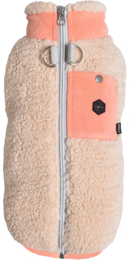 Une sélection pensée pour l’extérieur:Pull pour chien coloris corail Bobby Alpaga - Taille 32S