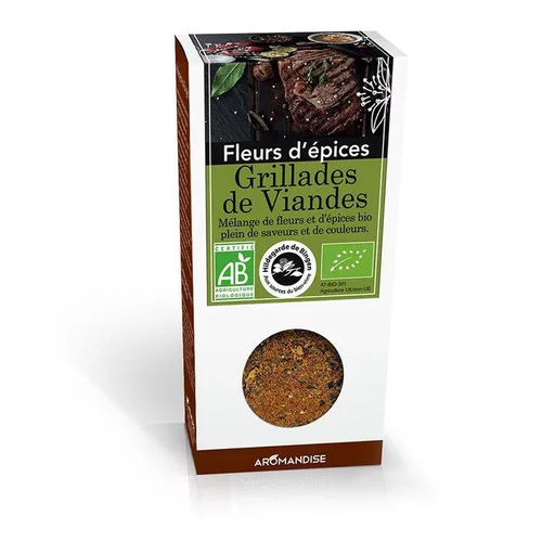 Pour améliorer votre jardin:Fleurs d’épices grillades de viandes 40 g
