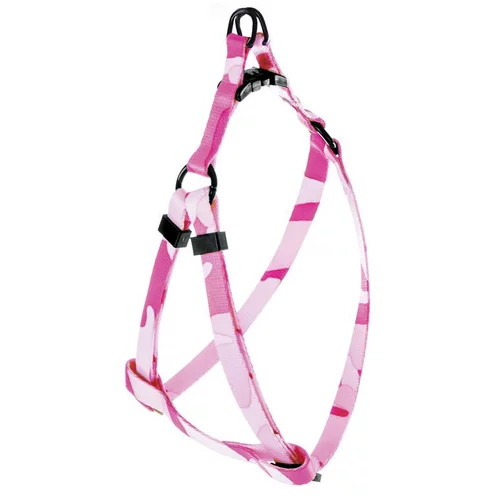 Une idée pour le jardin：Harnais baudrier Camouflage pour chat coloris rose