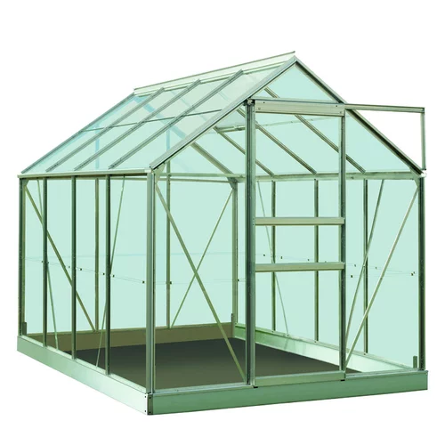 Utile au jardin：Serre verre 5 m² en aluminium