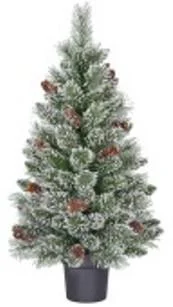 Jardin plaisir:Sapin de Noël artificiel givré Vandans - 90 cm