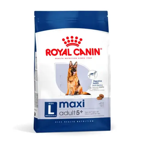 Jardin et nature：Croquettes pour chien adulte de grande taille Royal Canin Maxi Adult 5+ - 15 kg