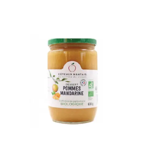 Essentiel maison:Dessert de pomme mandarine bio Coteaux Nantais - 630 g