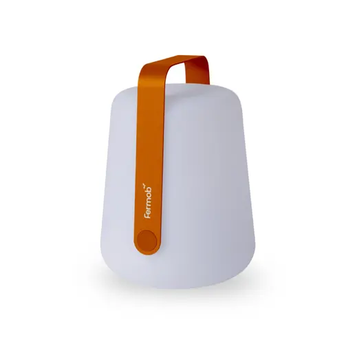 Qualité pour le jardin：Lampe Balad² coloris orange confite Fermob - Ø 19 x 25 cm